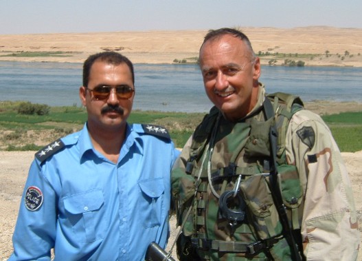 SFC Howard and COL Thanash, Iraq Police